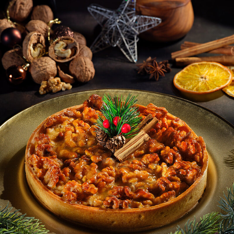 Walnut & Honey Date Tart