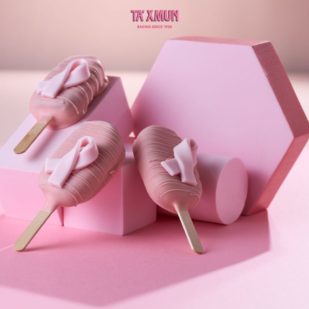 Pink October Cake Pops