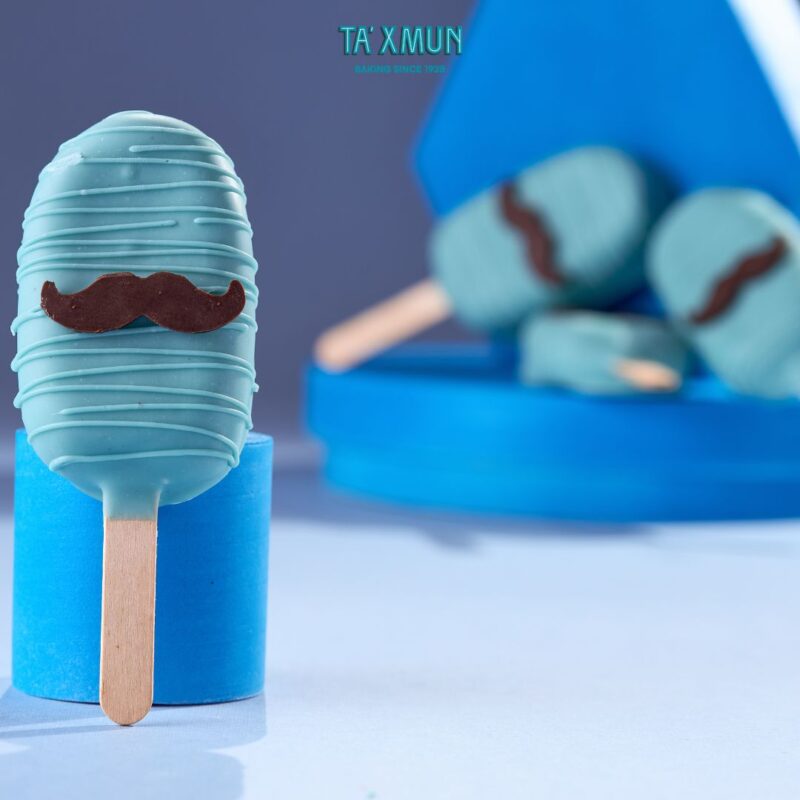 Movember Cake pops