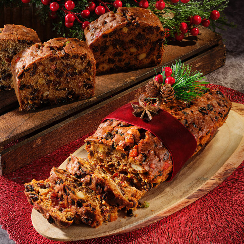 Christmas Fruit Cake Rectangle
